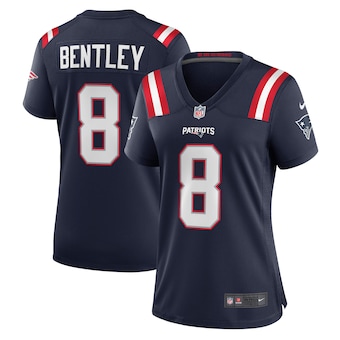 womens nike jawhaun bentley navy new england patriots game p